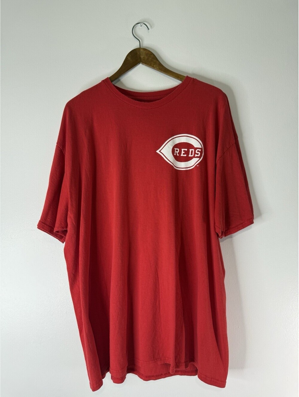 Cincinnati Reds MLB T Shirt 90s Logo Size 2XL Majestic Baseball